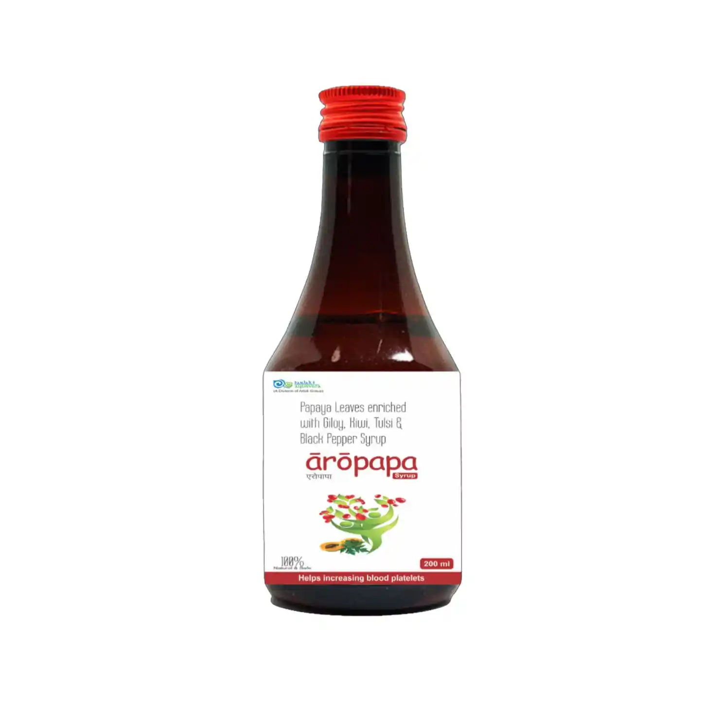 Aropapa Ayurvedic Syrup for Low Blood Platelet Count - 200ml - Image 2
