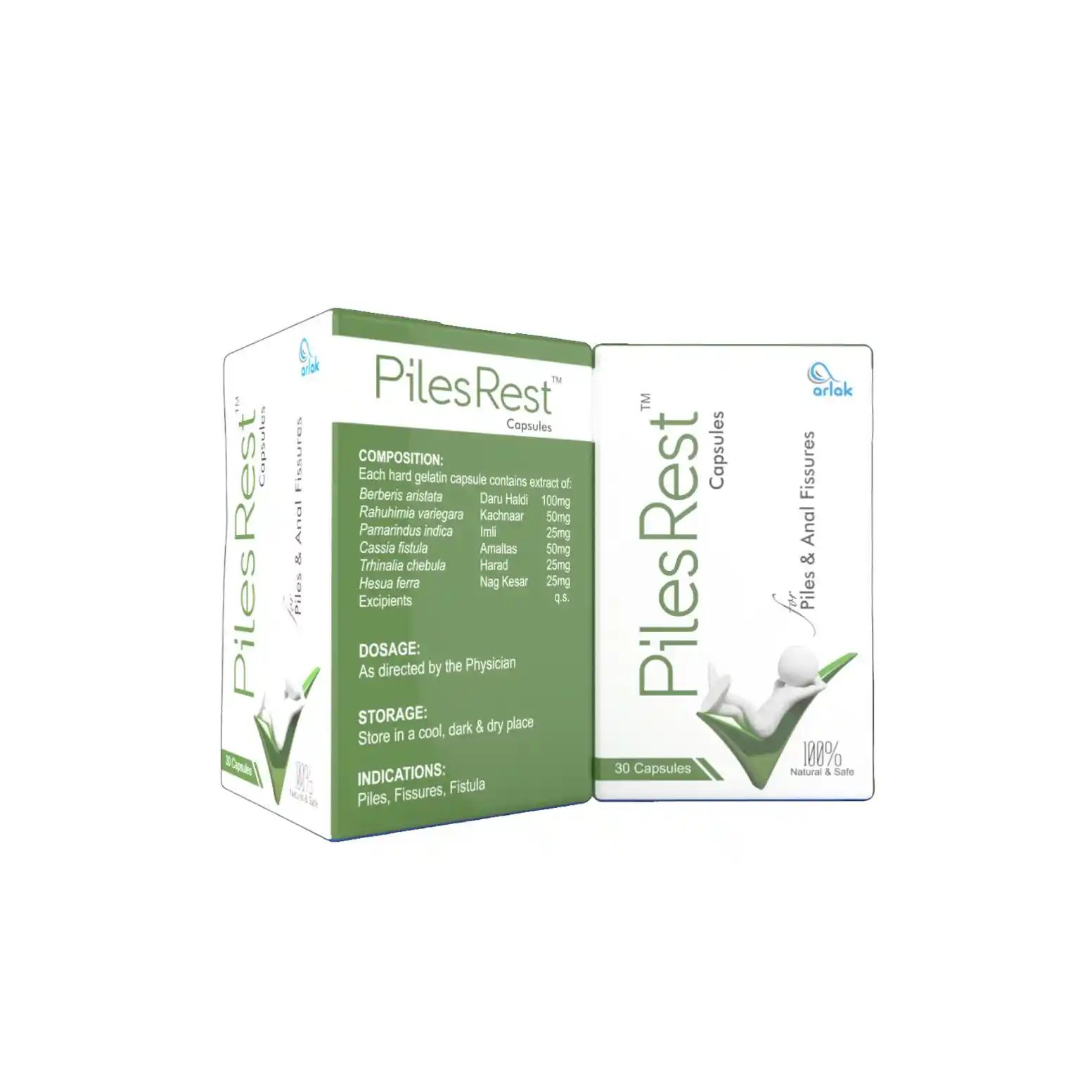 Piles Rest Capsules | Arlak Ayurveda - Image 3