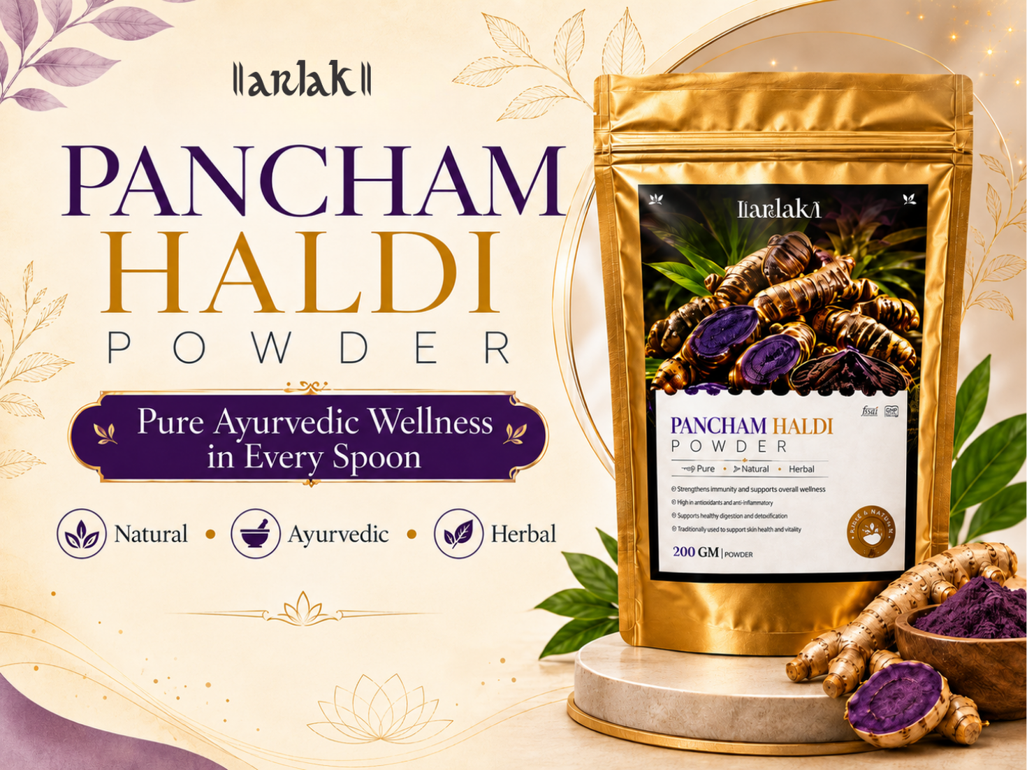Pancham Haldi Powder – Powerful Blend for Immunity & Wellness - Image 2