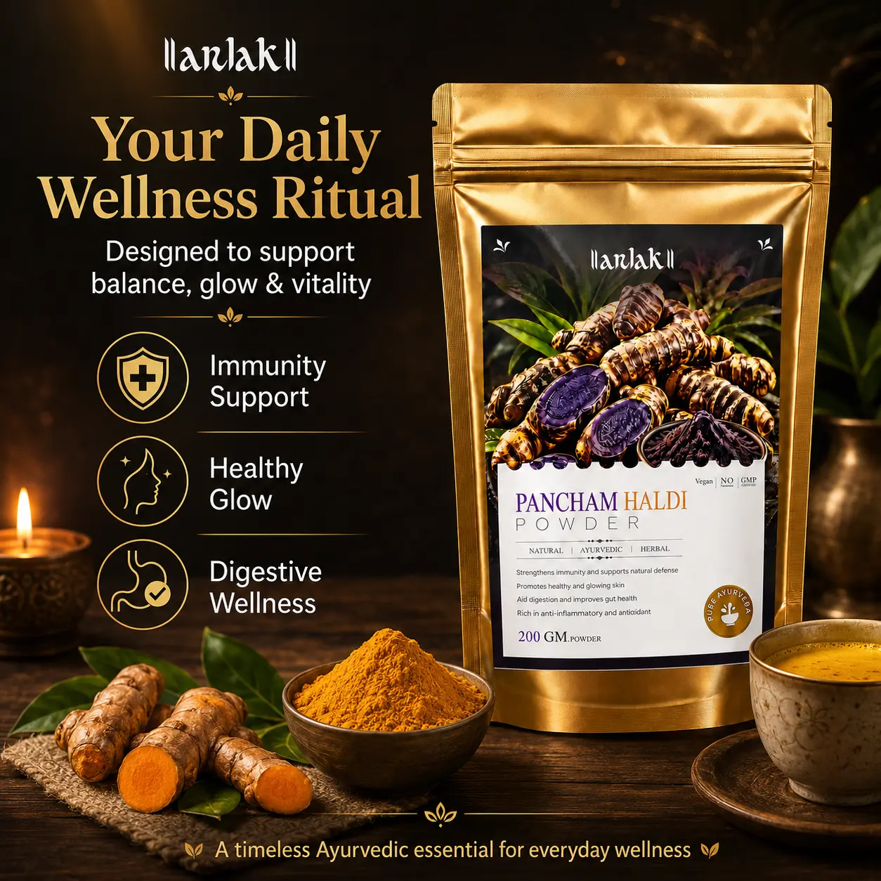 Pancham Haldi Powder – Powerful Blend for Immunity & Wellness - Image 3