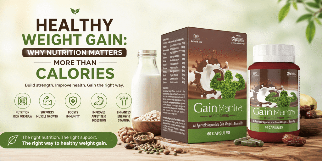 healthy weight gain with weight mantra